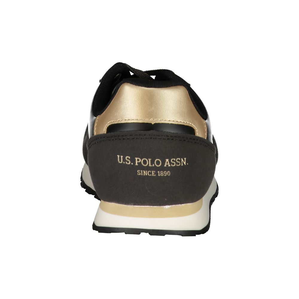US POLO ASSN. Schwarzer Polyester-Sneaker
