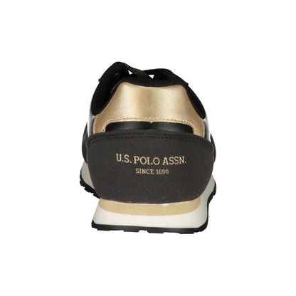 US POLO ASSN. Schwarzer Polyester-Sneaker