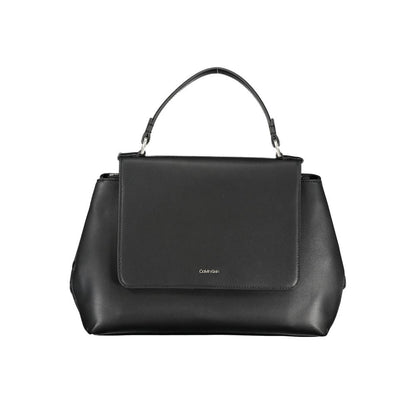 Calvin Klein Schwarze Polyester-Handtasche