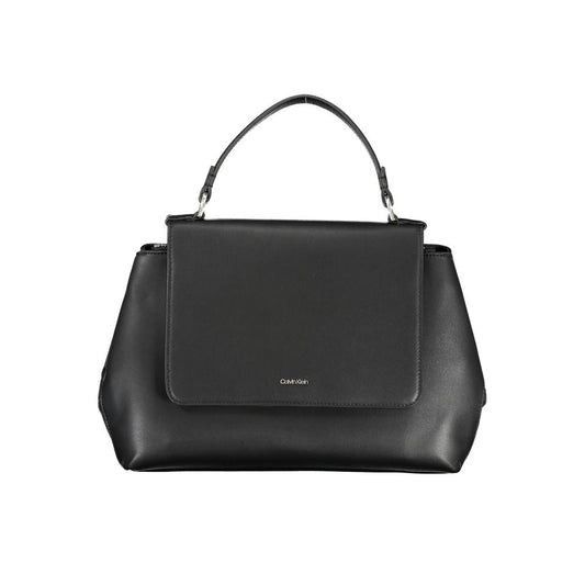 Calvin Klein Schwarze Polyester-Handtasche