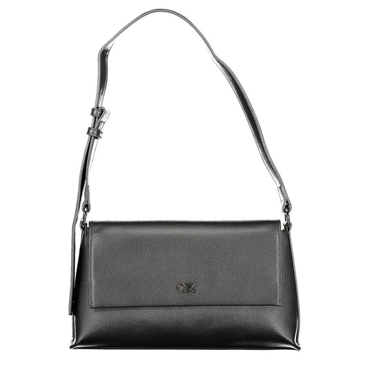 Calvin Klein Schwarze Polyester-Handtasche