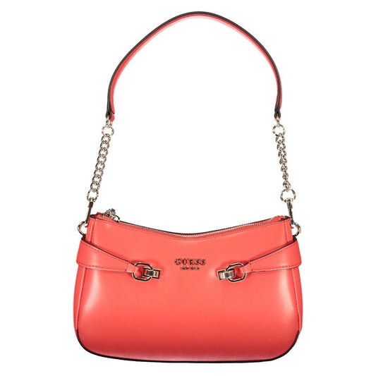 Guess Jeans Rote Polyethylen Damen Handtasche