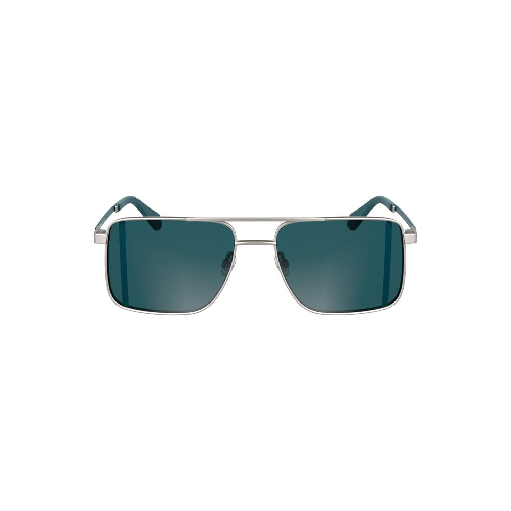 Calvin Klein Graue Metall Herren Sonnenbrille