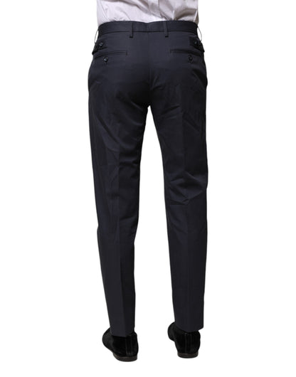 Dolce &amp; Gabbana Dunkelblaue formelle Baumwollhose