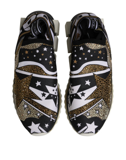 Dolce &amp; Gabbana Multicolor Sorrento Low Top Sneakers Shoes