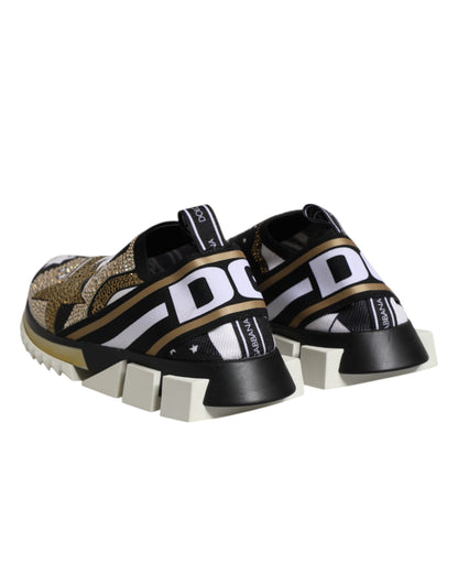 Dolce &amp; Gabbana Multicolor Sorrento Low Top Sneakers Shoes