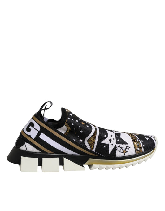 Dolce &amp; Gabbana Multicolor Sorrento Low Top Sneakers Shoes