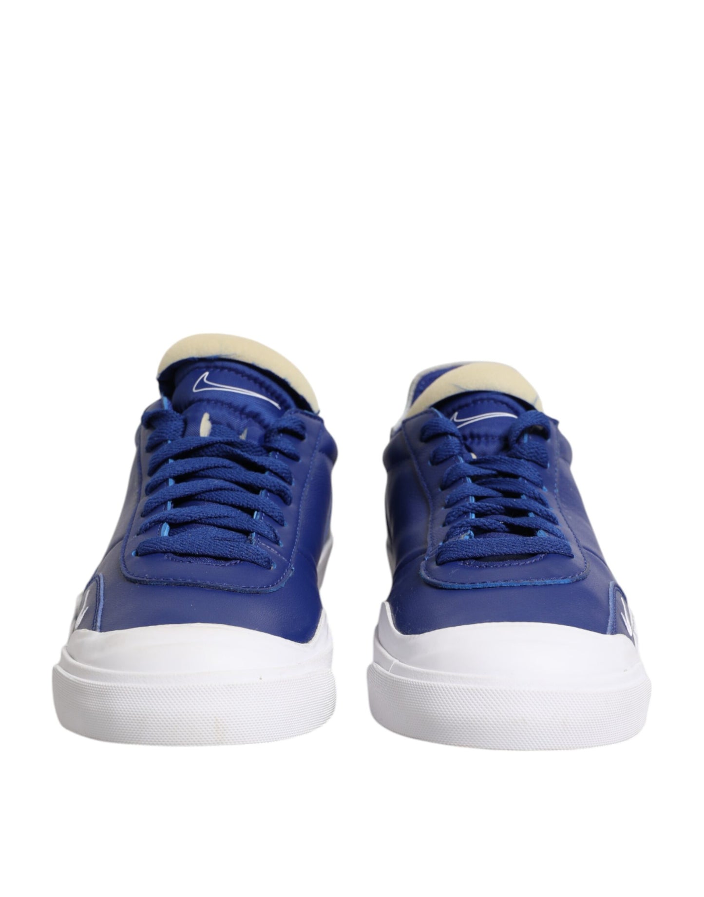 Nike – Drop-Type PRM – Niedrige Schnürschuhe in Weiß und Blau