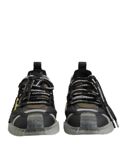 Dolce &amp; Gabbana Multicolor Lace Up Low Top NS1 Sneakers Shoes