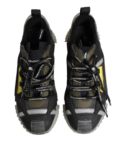 Dolce &amp; Gabbana Multicolor Lace Up Low Top NS1 Sneakers Shoes