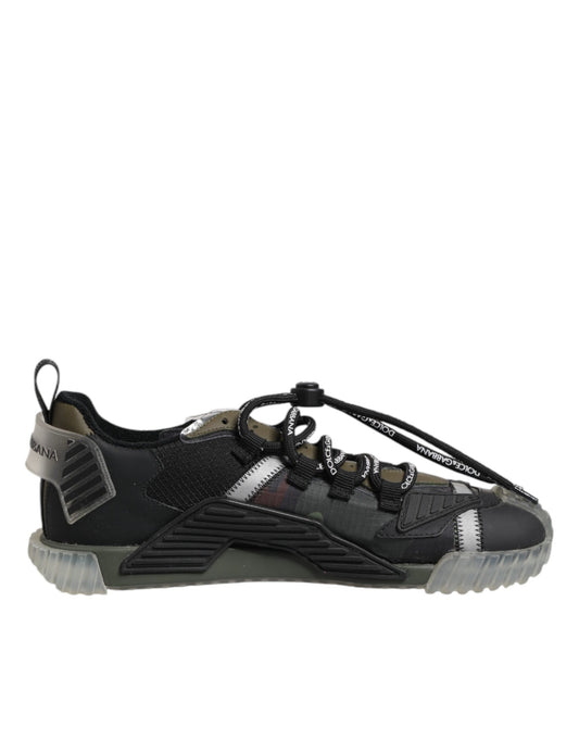 Dolce &amp; Gabbana Multicolor Lace Up Low Top NS1 Sneakers Shoes