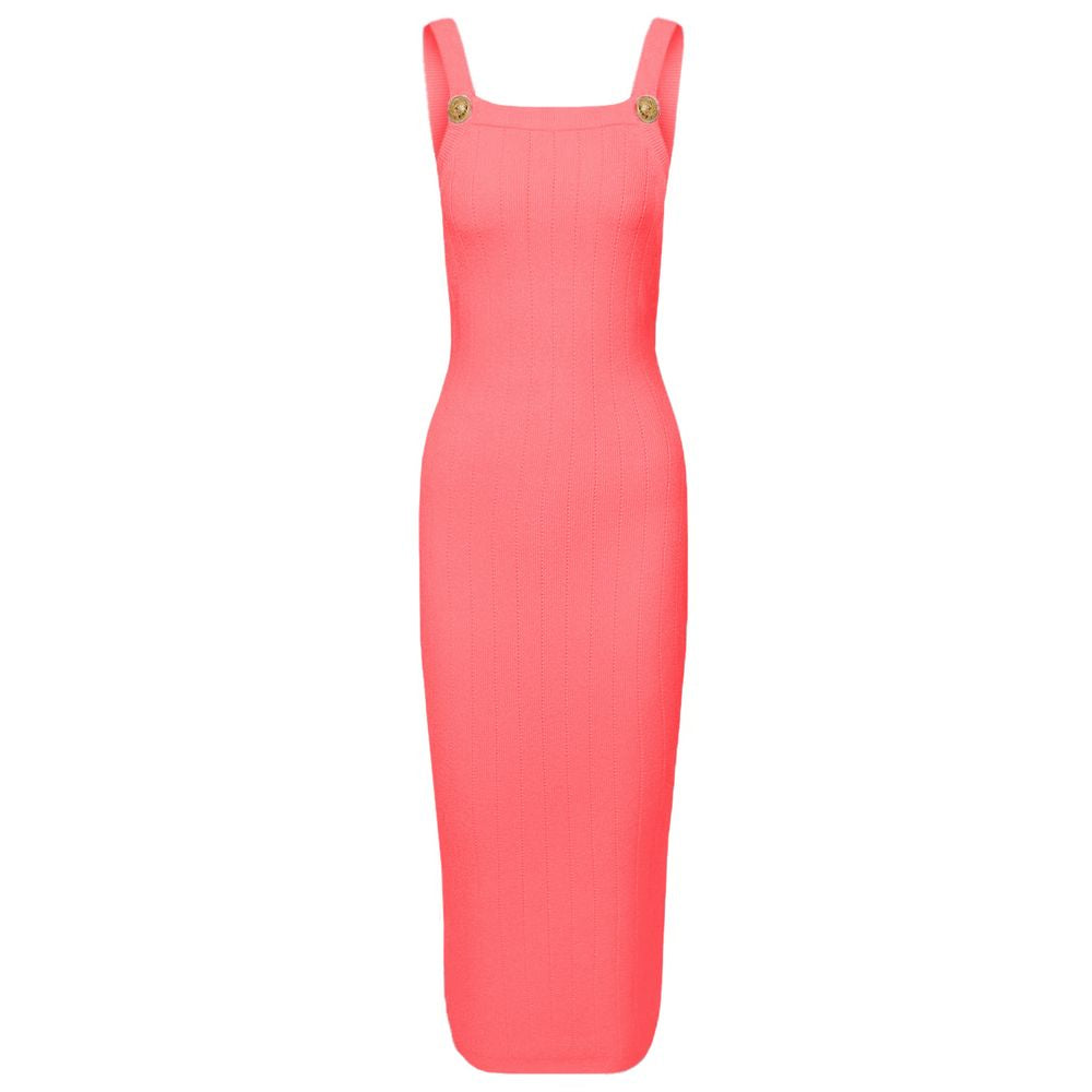 Balmain – Rosa Viskosekleid