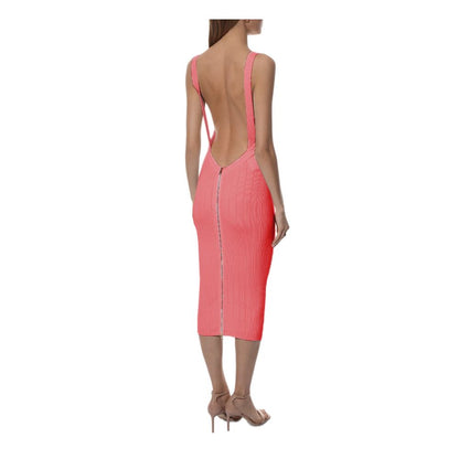 Balmain – Rosa Viskosekleid