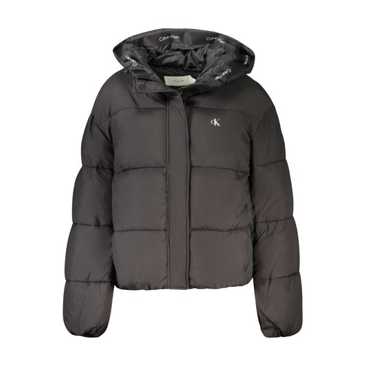 Calvin Klein Schwarze Polyester-Damenjacke
