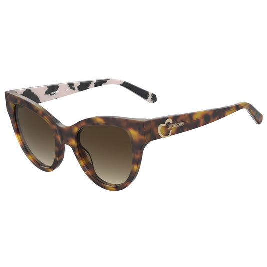 Love Moschino – Braune Acetat-Sonnenbrille