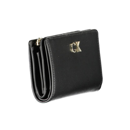 Calvin Klein Schwarze Polyester Damen Geldbörse