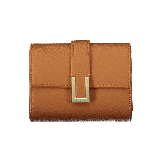 Calvin Klein Braune Polyester Damen Geldbörse