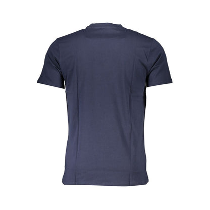 Blaues Baumwoll-T-Shirt der Cavalli Class