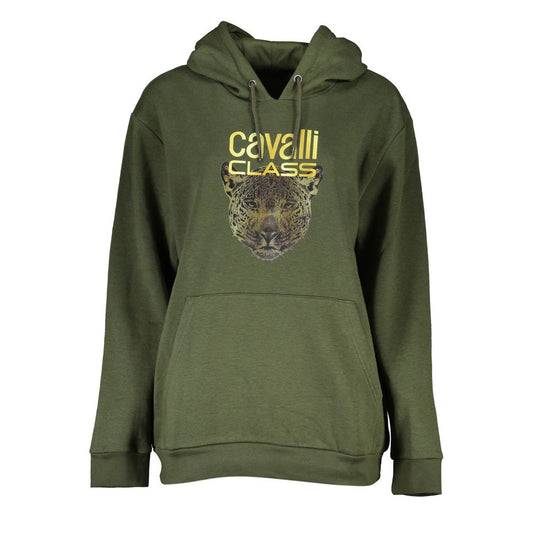 Grüner Baumwollpullover von Cavalli Class