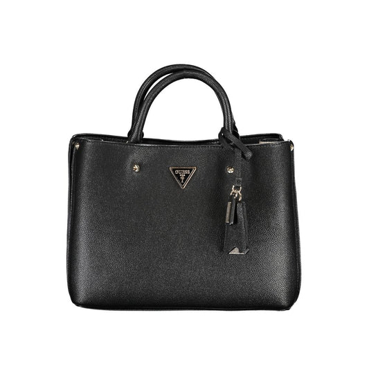 Guess Jeans – Schwarze Polyethylen-Handtasche