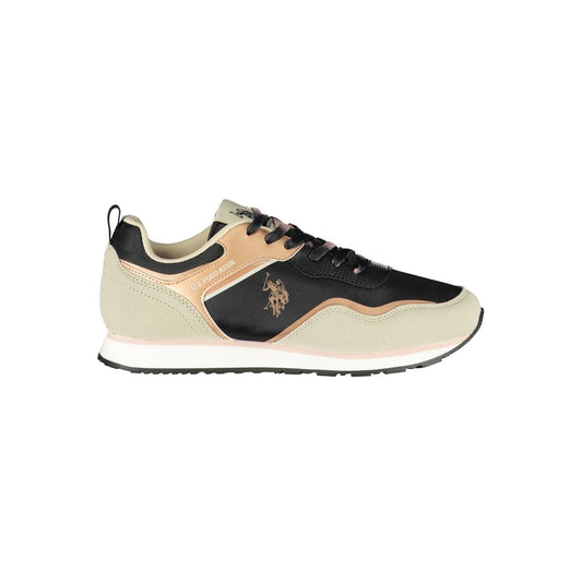 US POLO ASSN. Schwarzer Polyester-Sneaker