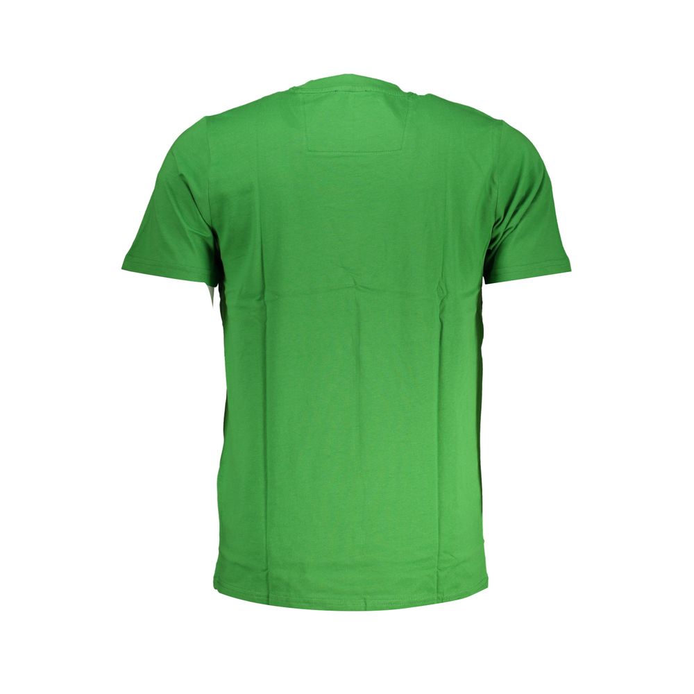 Grünes Baumwoll-T-Shirt der Cavalli Class