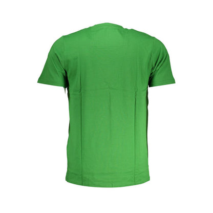 Grünes Baumwoll-T-Shirt der Cavalli Class