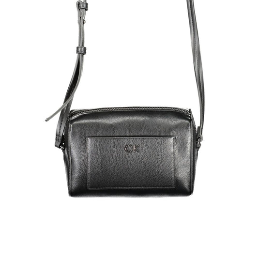 Calvin Klein Schwarze Polyester-Handtasche