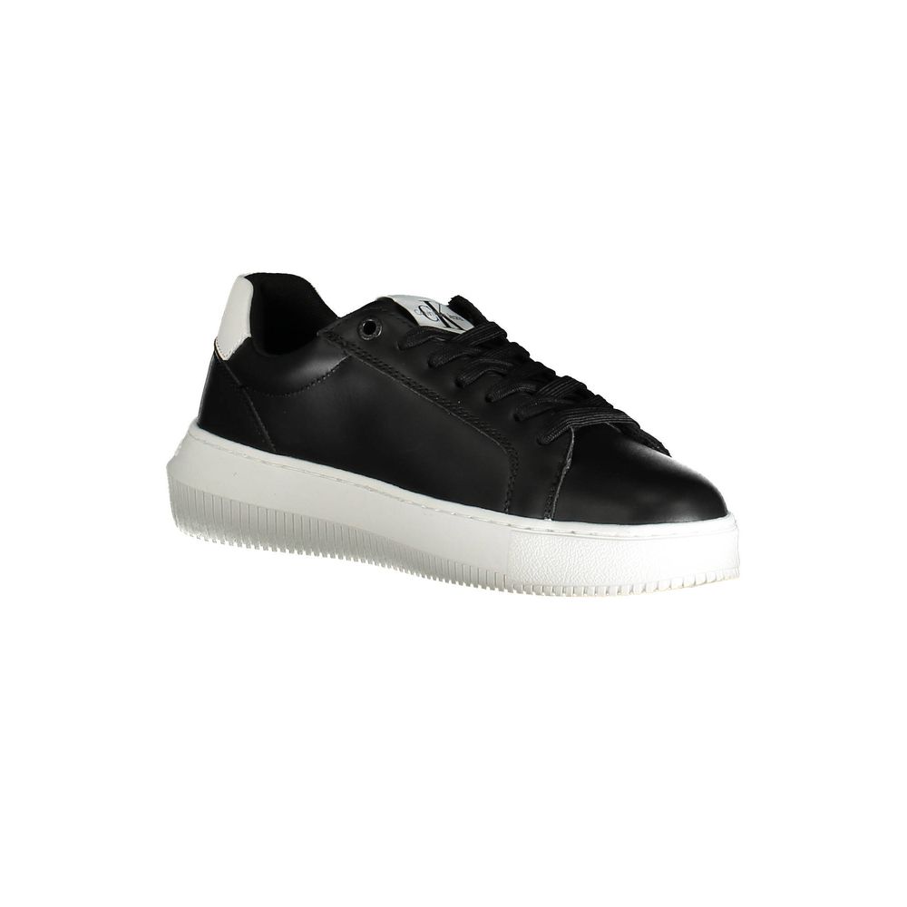 Calvin Klein Damen Sneaker aus schwarzem Polyester