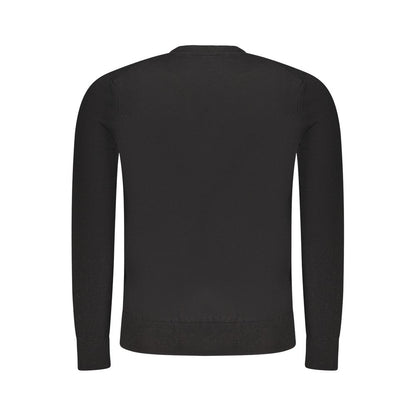 Hugo Boss Schwarzer Baumwollpullover