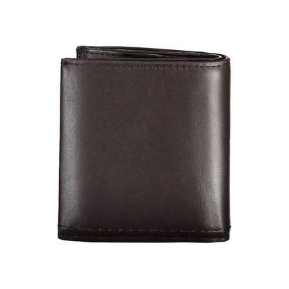 Calvin Klein Herren-Geldbörse aus braunem Leder