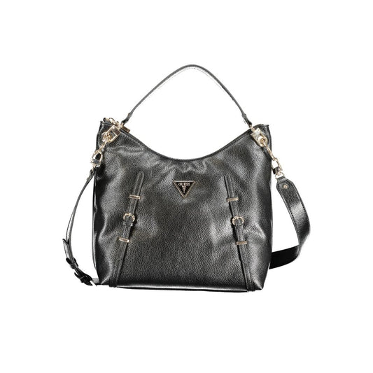 Guess Jeans – Schwarze Polyethylen-Handtasche