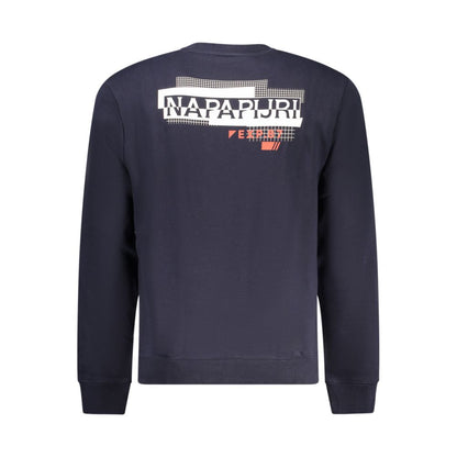 Blauer Baumwollpullover von Napapijri