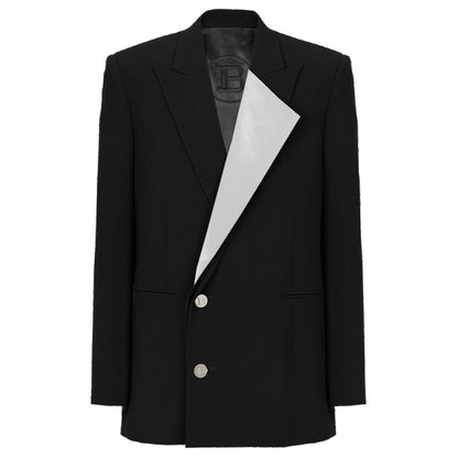 Balmain – Schwarzer Viskose-Blazer