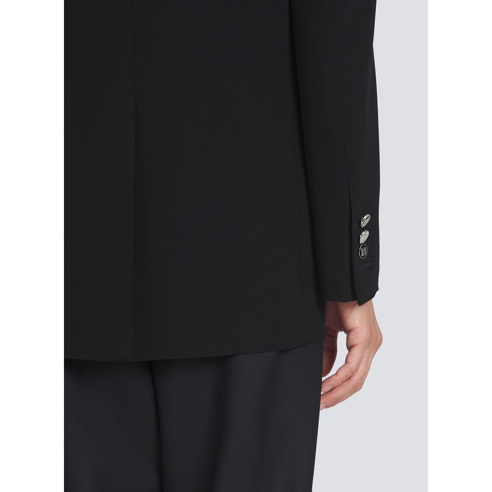 Balmain – Schwarzer Viskose-Blazer