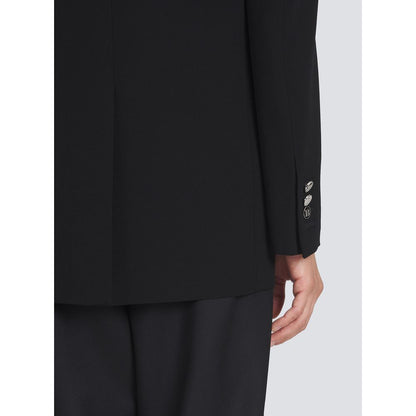Balmain – Schwarzer Viskose-Blazer