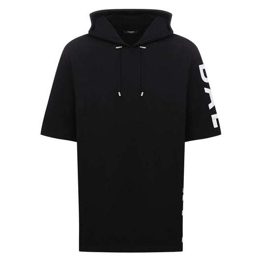 Balmain Schwarzer Baumwollpullover