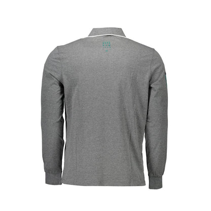 US POLO ASSN. Graues Poloshirt aus Baumwolle für Herren