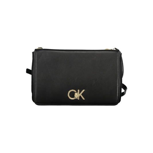 Calvin Klein Schwarze Polyester-Handtasche