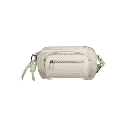Desigual – Weiße Handtasche aus Polyethylen