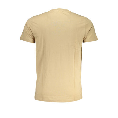 Beiges Baumwoll-T-Shirt der Cavalli-Klasse