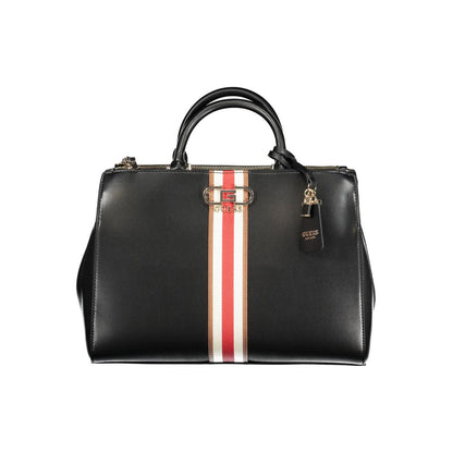 Guess Jeans – Schwarze Polyethylen-Handtasche