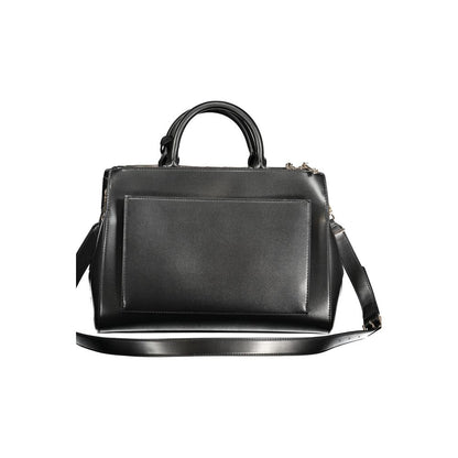 Guess Jeans – Schwarze Polyethylen-Handtasche