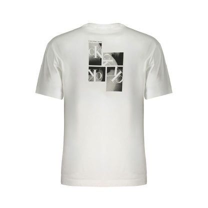 Calvin Klein – Weißes Baumwoll-T-Shirt