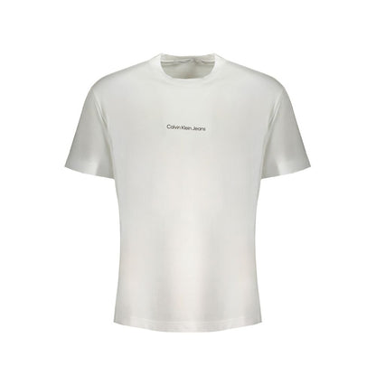 Calvin Klein – Weißes Baumwoll-T-Shirt