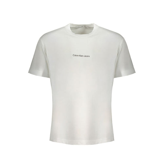 Calvin Klein – Weißes Baumwoll-T-Shirt