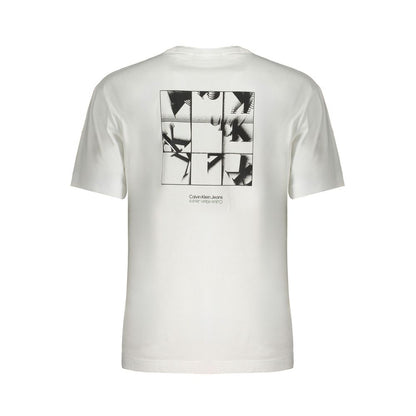 Calvin Klein – Weißes Baumwoll-T-Shirt