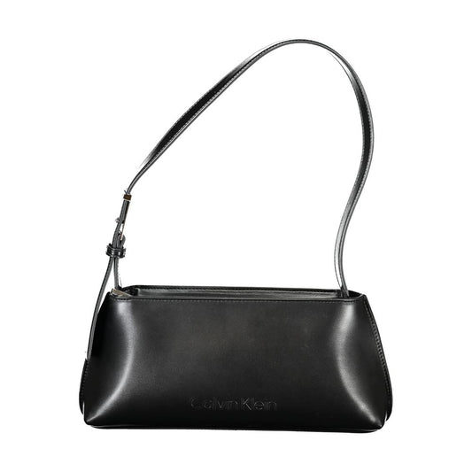 Calvin Klein Schwarze Polyester-Damenhandtasche