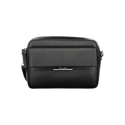 Calvin Klein Damenhandtasche aus Polyethylen, Schwarz