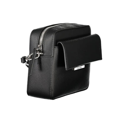 Calvin Klein Damenhandtasche aus Polyethylen, Schwarz